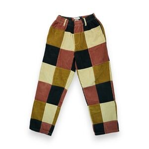 Urban Outfitters  Patchwork Relaxed Straight Corduroy Drawstring Mens S